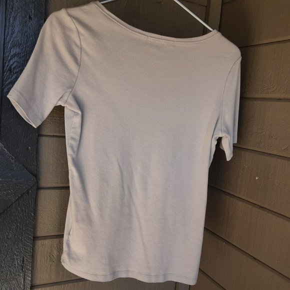 Ellen Tracy blouse with silver bead design Size M - Picture 4 of 4